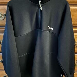 Comme des Garcons Black Zip Up Sweater